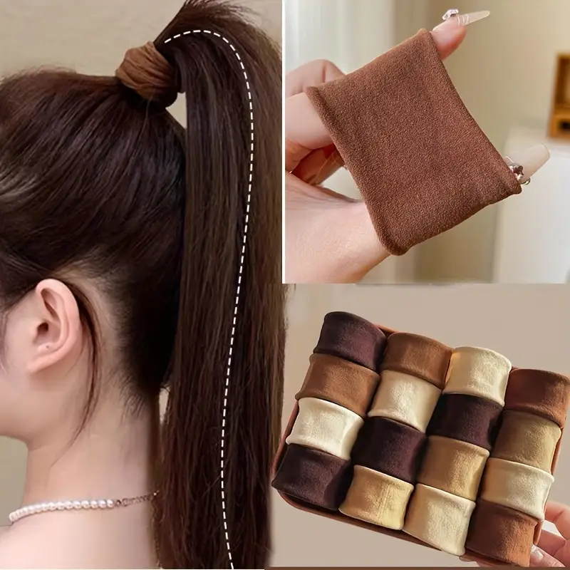 Conjunto de 5 Elásticos de Nylon para Cabelo